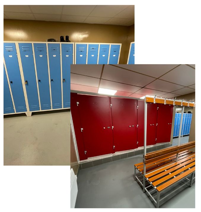 création vestiaire Saint-Etienne